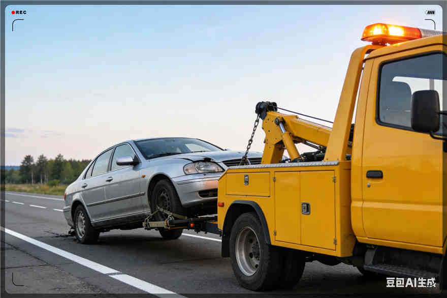 榆阳区拖车救援电话【案例】